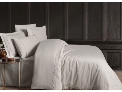 Постельное белье First Choice - VIP Gomez Beige (Turkey), евро комплект